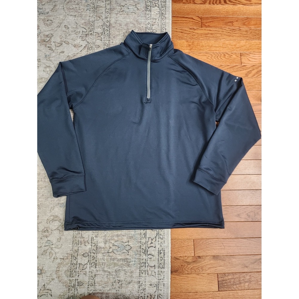 Dunning Golf Men's Quarter-Zip Performance Pullover Blue Activewear Outdoor L